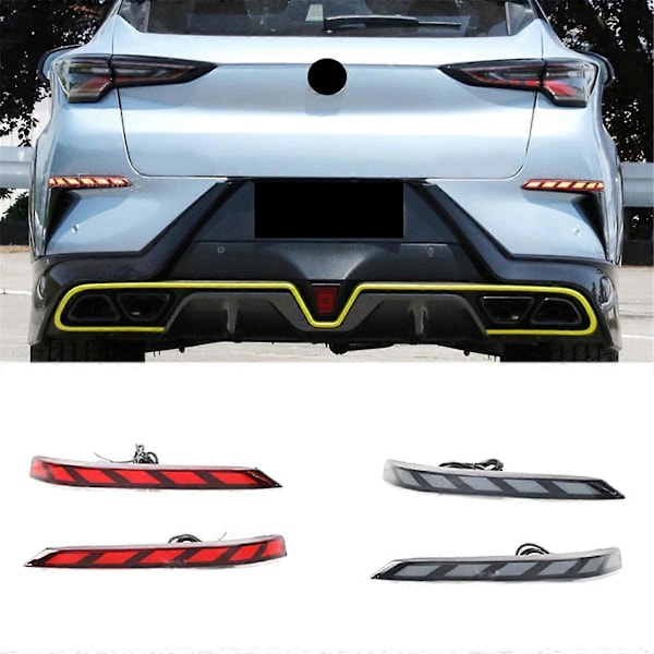 1 Set Bil LED Bakre Stötfångare Reflektorlampor för Changan Uni-T A