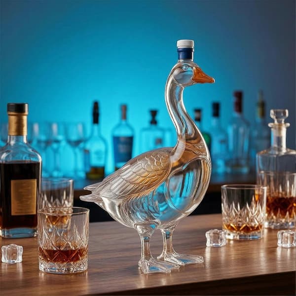 Glassfugl Spritflaske – Sølefri Hell – for Whisky og Vodka A