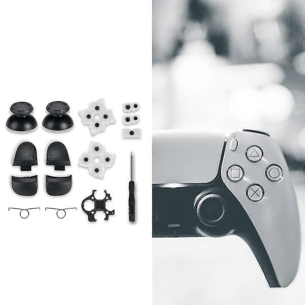 Til Ps5 Controller L1-r1 L2-trigger Knap Analog Stick Ledende Gummi Reparation