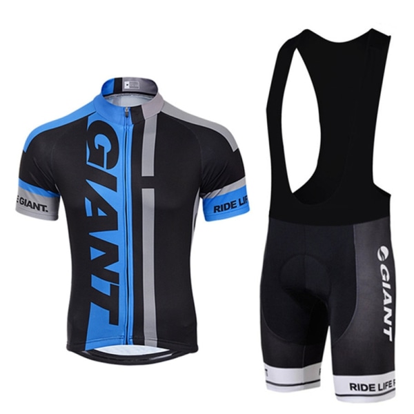 2023 menn kortermet trikotsett Ropa Ciclismo Hombre Summer GIANT sykkelklær Outdoot Bib Shorts Dress Sykkeluniform jersey-2 L