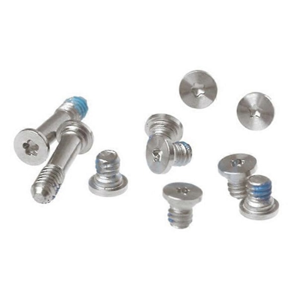 10 Set/Lot Botten Skruvar Skruv för Macbook Air 11 Tum 13 Tum A1369 A1370 A1465 A1466 Bottenfodral Skr