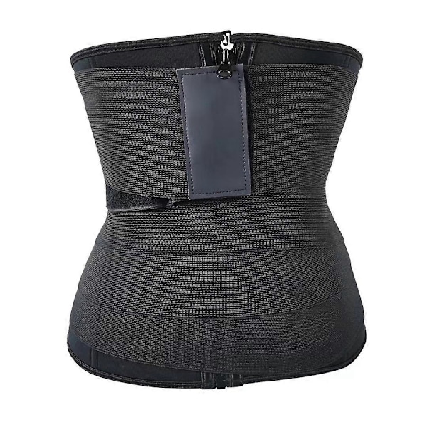 YAGIMI 2-delat Set Midjetränare Slim Body Shaper Underbyst Korsett Kvinnor Gå Ner i Vikt Svettbälte Neopren Mage Formande Underkläder Fajas