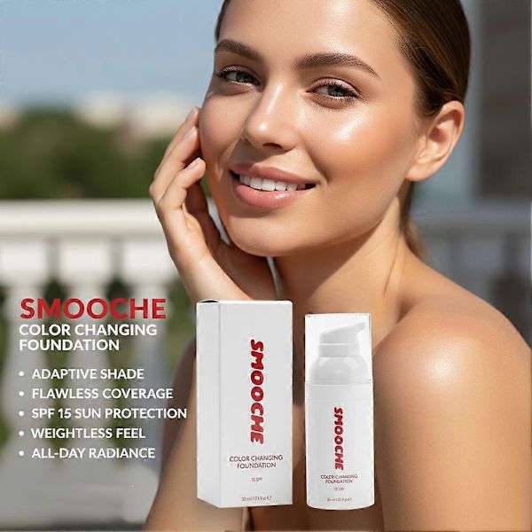 Smooche Farveskiftende Flydende Foundation - 30ml