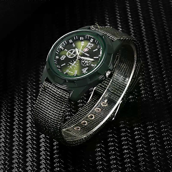 Militärklocka Herr Gemius Armé Herrklocka Herr Sportklocka Nylonband Herrklocka Reloj Hombre Relogio Masculino