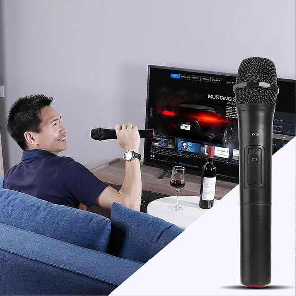 Trådløs mikrofon med USB-mottaker for karaoke og tale