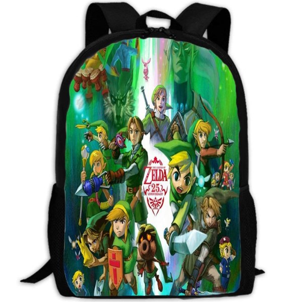 Spel The Legend of Zelda Breath of The Wild Barnryggsäck Kawaii Fritid Kindergarten Student Skolväska Bokväska Barnpresent style 9