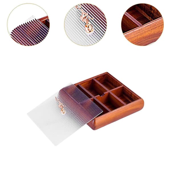 Delad Snackserveringsbricka Lätt att Bära Dessertbricka för Kök Sovsal Hem