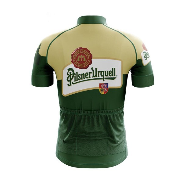 Uusi Summer Beer Pyöräilypaita Set Miesten Pyöräilypaita Bib Shortsit Hengittävä Gel Pad Pyörävaatteet Maillot Ciclismo Hombre MTB Yellow XS