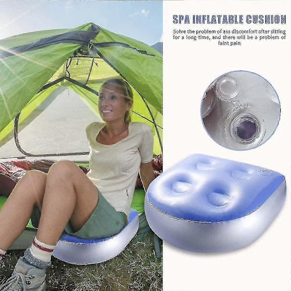 2 stk Oppustelige Booster Sæder, Spa-Pude Spas Booster Sæde Rygpolstring Kopper Til Alle Spas Og Hot Tubs