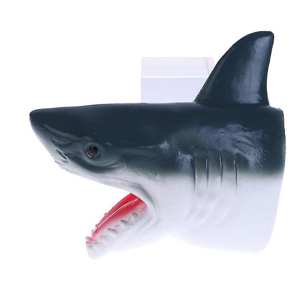 Shark Arm Glove Hånddukkelegetøj Blødt gummi Hajhandske Interaktivt legetøj