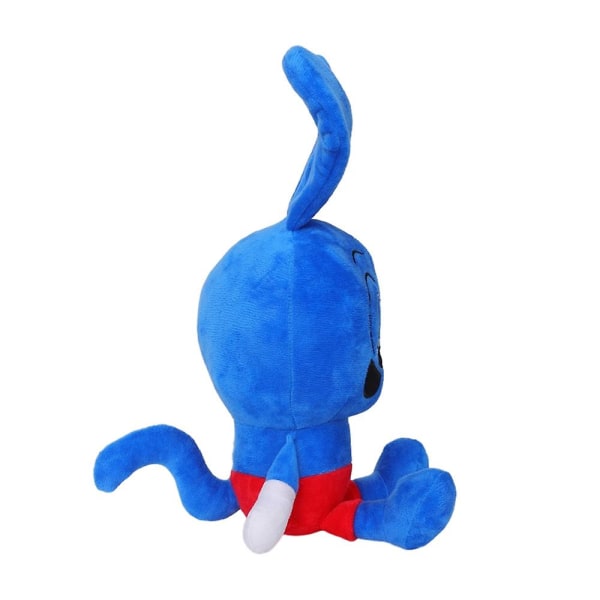 Riggy Plys Kaniner Legetøj The Rabbit Monkey Ricky Blød udstoppet figurdukke til børn Plysfyldning Pudepude Til Sofa Bil Soveværelsesdekoration Blue