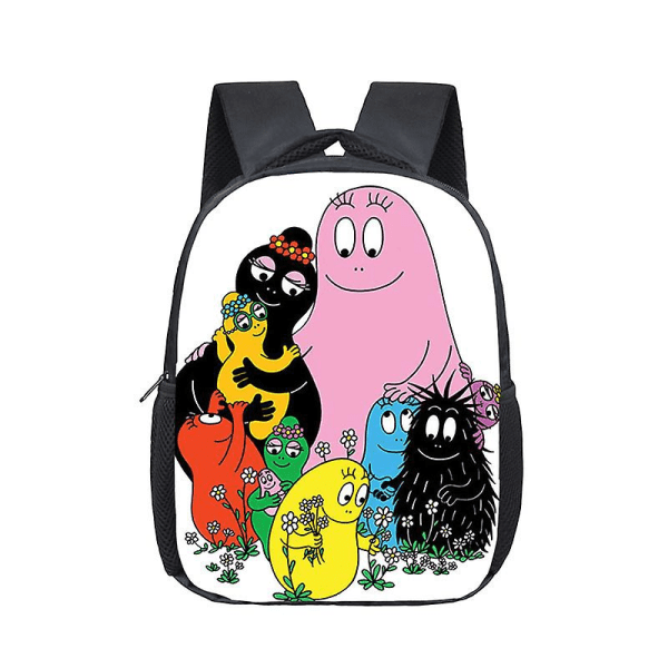 12 tuuman sarjakuva Barbapapa Kindergarten Infantile Pieni reppu lapsille Baby sarjakuva koululaukut Lasten lahja 8