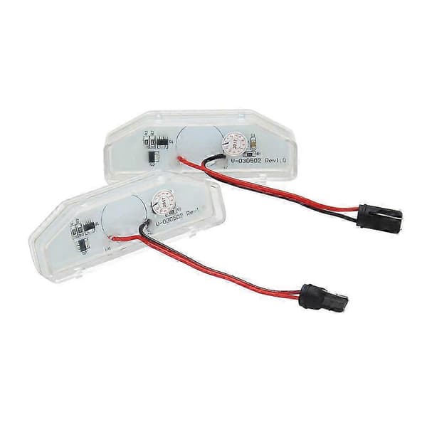 2 stk. Fejlfri Hvid LED Nummerpladelys Nummerplade Lampe Til Mazda 6 GH 2007-2012 Til Mazda RX-8 RX8 2004-2012