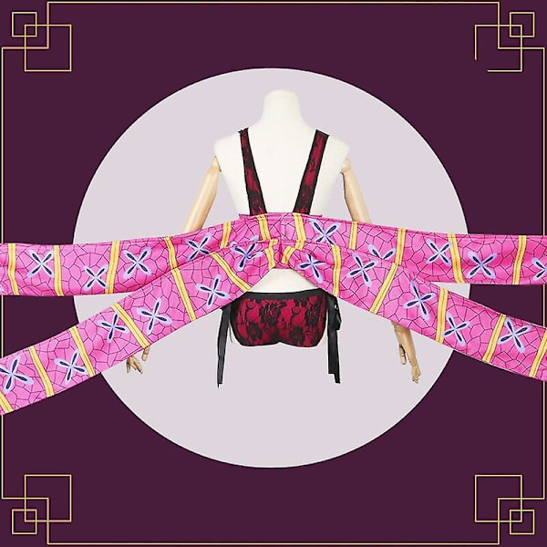 Anime Demon Slayer Cosplay Daki Cos Klær Overdeler Hodeplagg Full Klær Uniform Sexy dress Dame Cosplay Costume Comic Con shoe XL