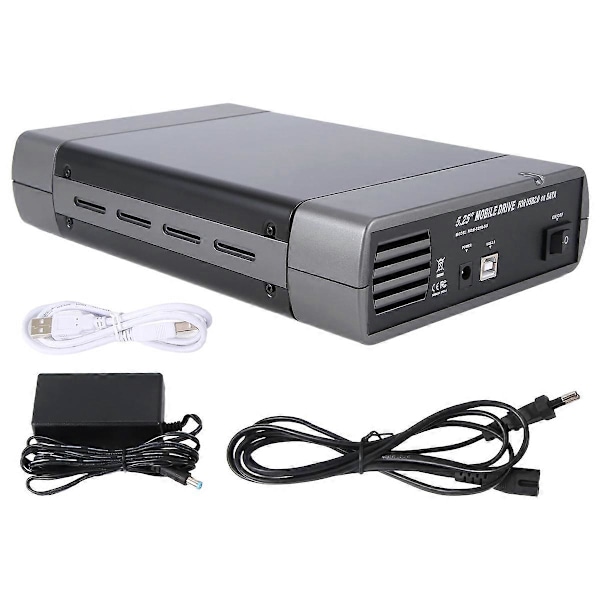USB2.0 SATA Ekstern Optisk Drivkabinett Boks Adapter EU Plugg