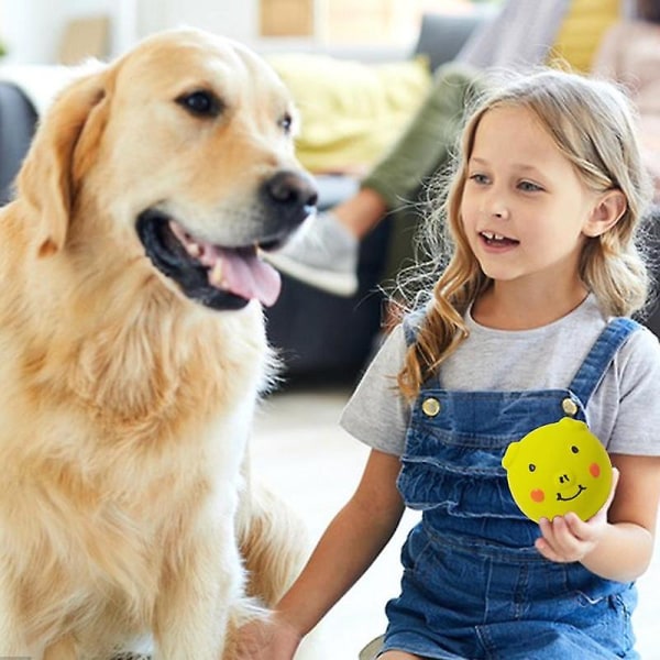 Pienen koiran vinkuvat lelut possun muotoiset pentupallot hammastuslelut lemmikkilelut hauskaa sisäpennuille ja koirille pureskelua ja leikkimistä Yellow