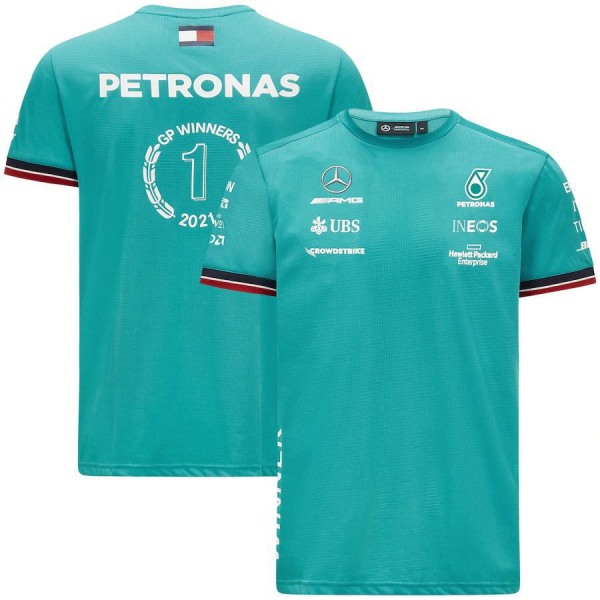 Ny F1 racing dräkt utomhus casual sport kortärmad T-shirt style 2 XL