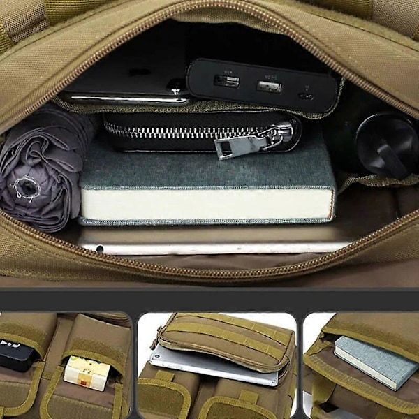 OULYLAN Taktisk Handväska Messenger Herr A4 Storlek Militär Kamouflage Väska Herr Verktygsväska Utomhus