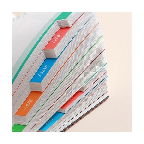 2024 A5 Ukeoversikt Kalender Helårsplanlegger Hardback Omslag med Gaveeske Sett for Jul