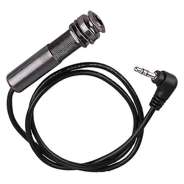 Gitarrpickupkabel Piezokabel Endpin Jack Gitarr Adapter Stereo Instrumentkabel