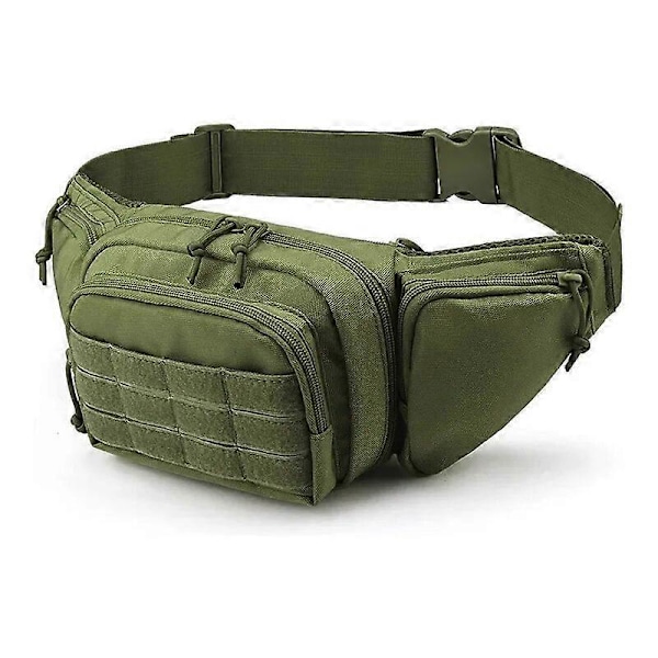 Taktisk Vapenväska Hölster för Män Dold Ficka Bär Midjeväskor Magväska Militär Camping Jakt Vandring Armé Bältesväska