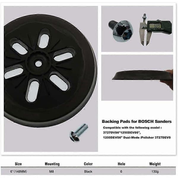 150 mm slipepute - For eksentersliper - 150 mm