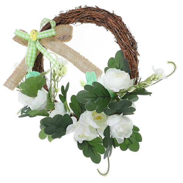 Påsk Blomsterkrans Ytterdörr Hängande Krans Påskkrans Påskdekoration