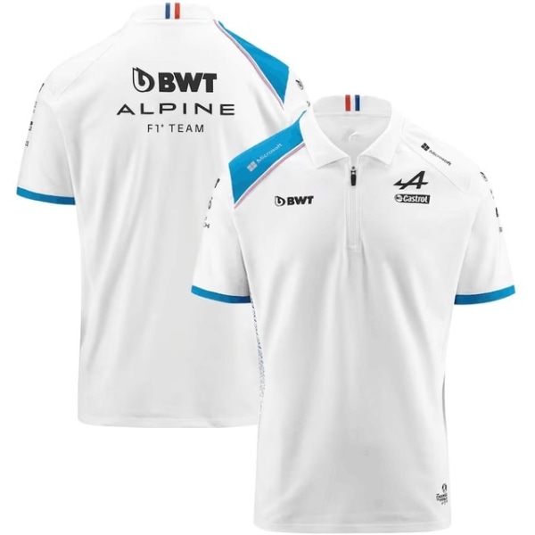 2023 F1 Formel 1 Alonso POLO kortärmad racing-tröja white L