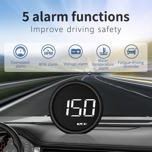 Ny OBDII Speedometer HUD Head-up Display B1 Multifunksjons Bil Diagnostisk Detektor Speedometer