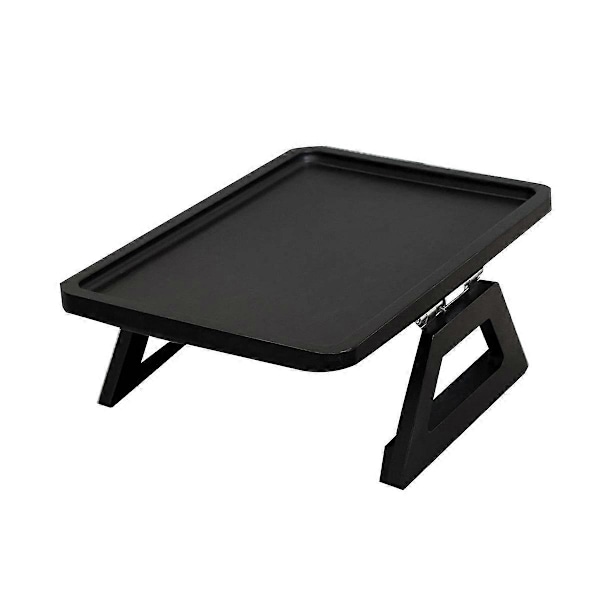 Sofa Armlene Klippebrett Armlene Brett Bærbart Bord Sidebord Sofabord Sofabrett for Cupcake Kaffe Svart