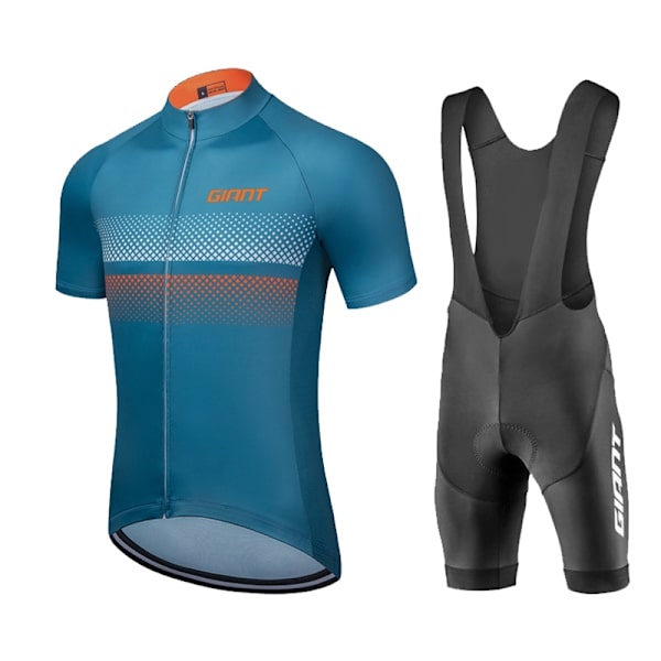 2023 Cykeltröjor Set Summer GIANT Andas Cykel MTB Racing Cykel Sportkläder Kostym Matchande Reflex Cykel Short Yellow XS
