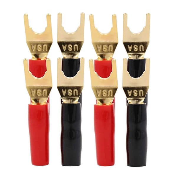 Y Gaffelkontakt för Högtalarkabel