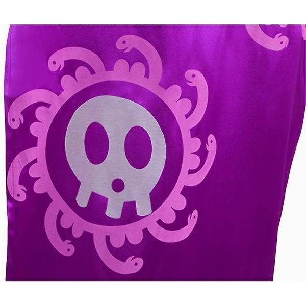 Anime One Piece Boa Hancock Cosplay kostume øreringe Halloween Carnival Cheongsam sæt XS