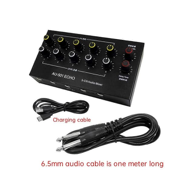 AU-501 Kondensatormikrofon Expander 5 Kanal 6.5mm Mikrofon