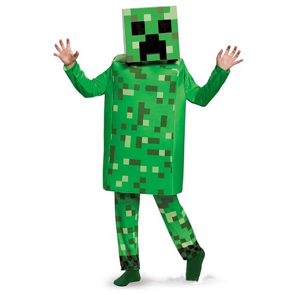 Halloween barnföreställningsdräkter min värld MC party rollspel cos kläder scenframträdande kläder minecraft 2 L