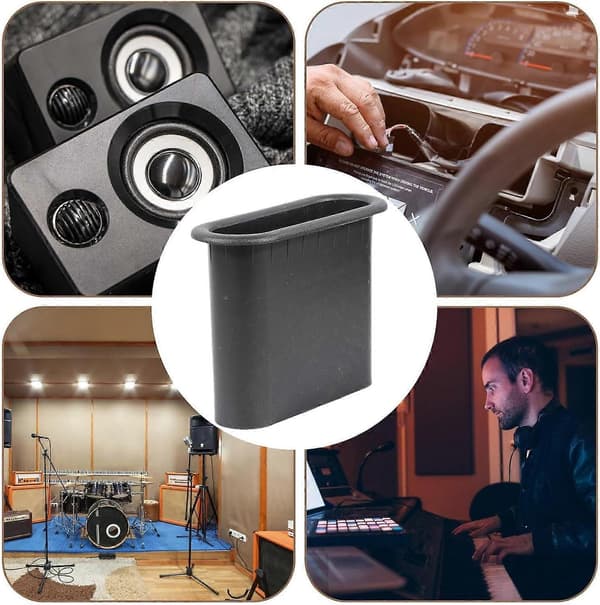 ABS højttalerportrørstik til subwoofer, holdbar basrefleksventil, nem installation