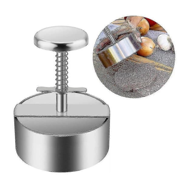 Homemiyn Burgerpresse, Premium Hamburgerpresse i rustfritt stål, Justerbar Hamburger Patty Maker