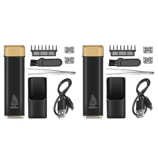 2 STK USB Røgelsesbrænder Bærbar Arabisk Bukhoor Aroma Brænder Mini Elektrisk Aromaterapi Diffuser Muslimsk Boligindretning Black