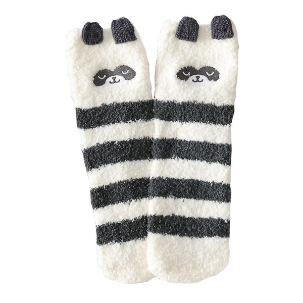 Kvinder Dame Vinter Varm Sock Fleece Dyr Blød Sød Fluffy Lounge Slipper Sock Panda