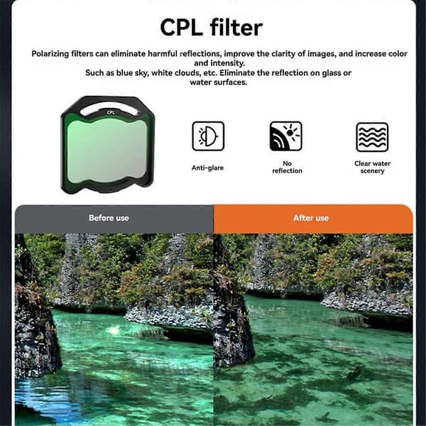 ND Lens Filter til O4 Air Unit Pro Optiske Glaslinser