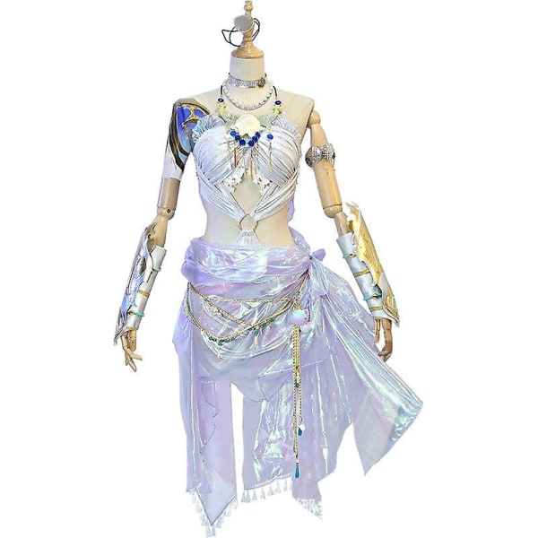 Spil Naraka: Bladepoint Valda Cui Cosplay-kostume Valda Cui-kjole Festdragt Halloween Carnival Uniformer Specialfremstillet L