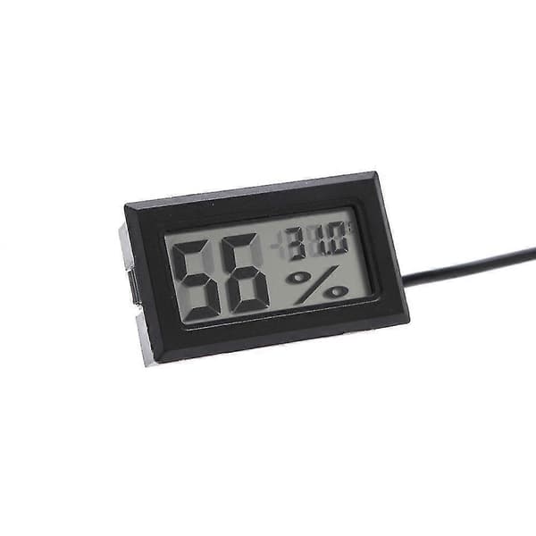 Mini LCD Digital Termometer Hygrometer Temperaturmätare Temperaturövervakare