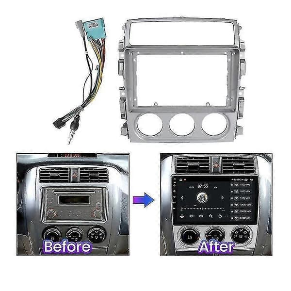 Bilradio dashbordramme for Suzuki Liana 2004 - 2008, videopanelramme med strømledning Frame