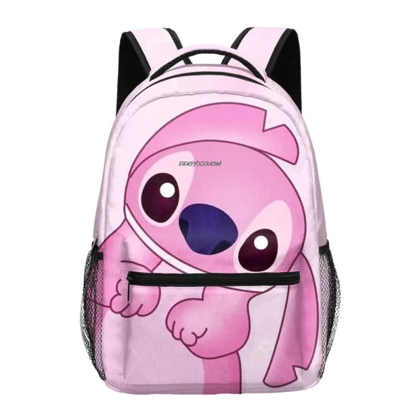 Disney Lilo Stitch Kawaii Pojkar Flickor Barn Skolboksväskor Dam Högkapacitet Bagpack Tonåringar Reseryggsäck Mochila Escolar style 2