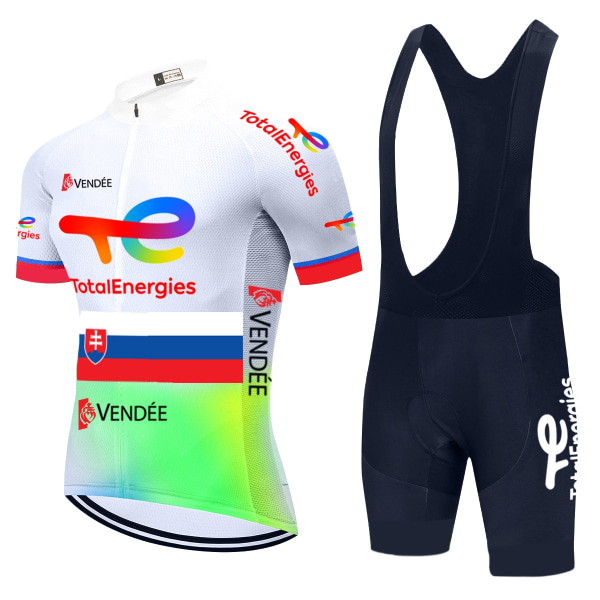 Total New Energies Equipacion Ciclismo Verano Hombre Sommersykkeltrøye Herre Roupa Ciclismo Masculino 20D sykkelklær 2022 Cycling Clothing 18 M
