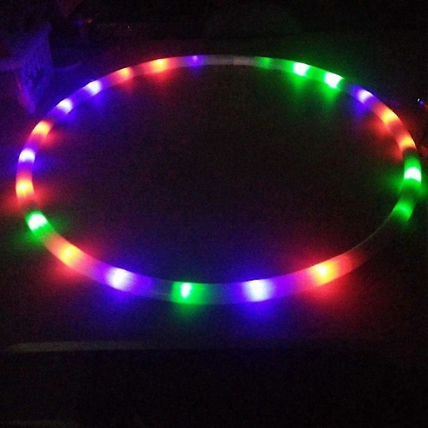 Färgskiftande LED-rockringar, Ljusrockringar, Flerfärgade dansrockringar, Kroppsbyggnad