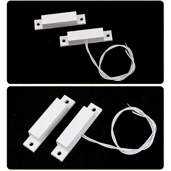 Magnetisk Dør Vindue Kontaktsensor Alarm Reed Switch Sikkerhed Tyverialarm