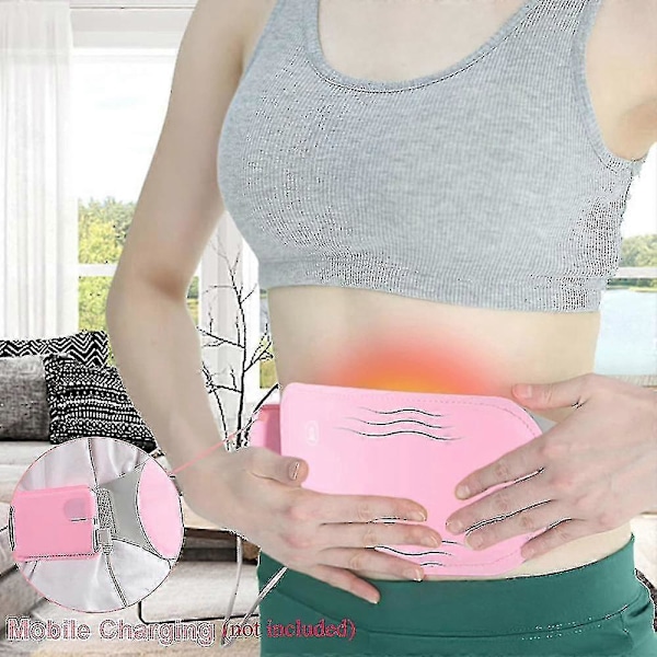 Elektrisk varmepude bælte til lindring af menstruationssmerter og kramper