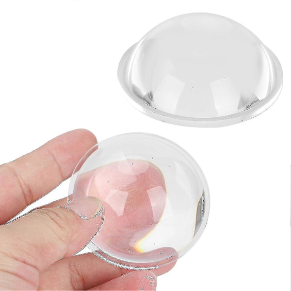 Diameter 60mm Konveks Glasslinse LED Optikk Linse For Solnedgangslampe Forstørrelsesglass