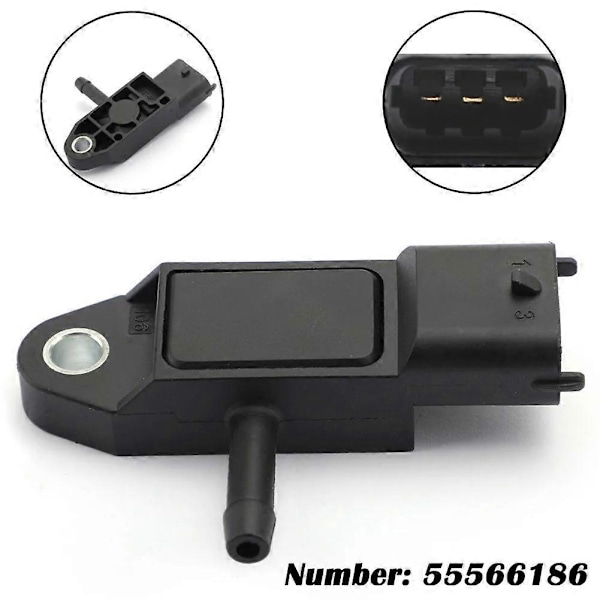 Biltrycksensor 55566186 för Vauxhall Corsa D